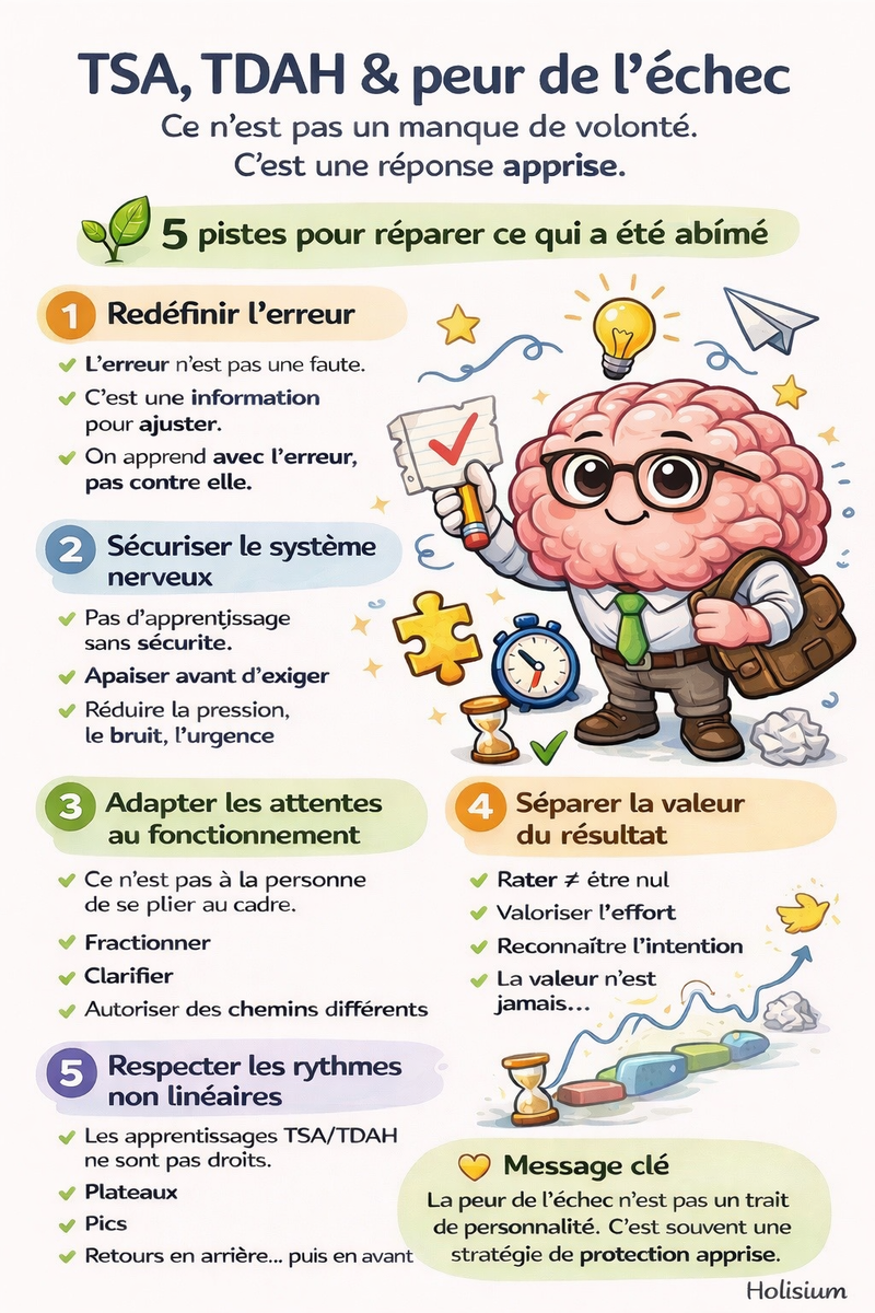 TSA, TDAH & Peur de l'échec