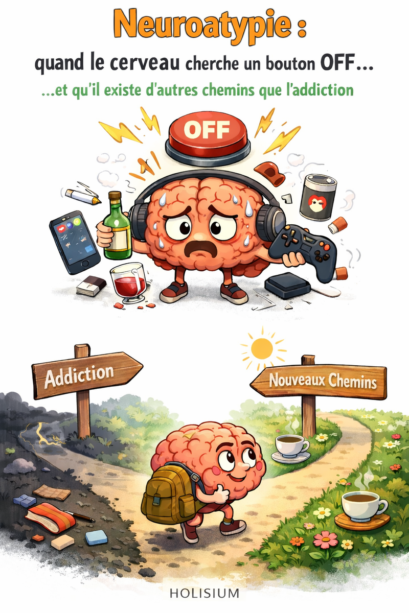 Neuroatypies et quand le cerveau cherche un bouton OFF