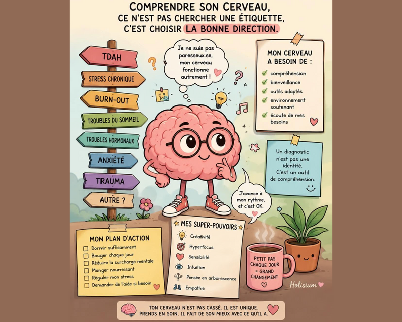 Comprendre son cerveau, ce n'est pas chercher une étiquette, c'est choisir la "bonne direction"