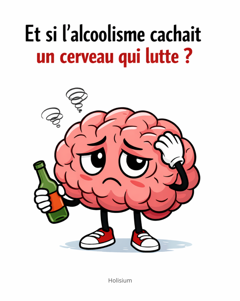 Et si l'alcoolisme cachait un cerveau qui lutte ?