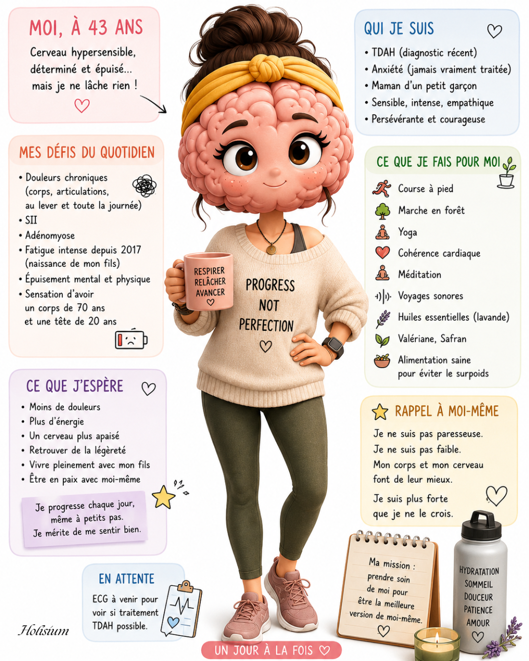 TDAH : Fatigue, anxiété, douleurs...