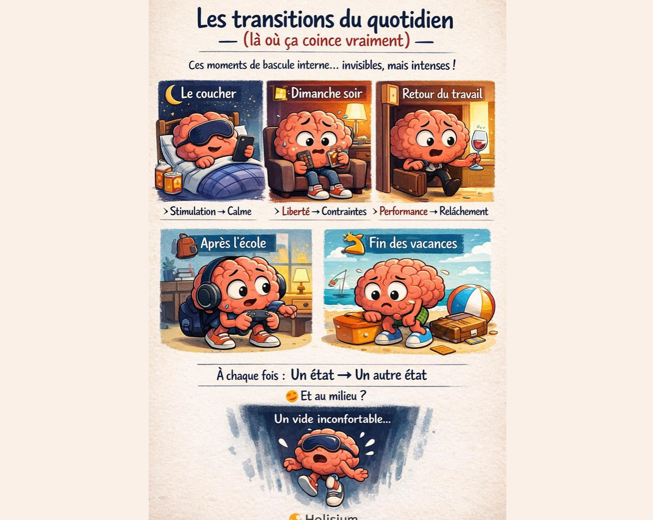TDAH & Co : « le fait de tjs craquer au moment des transe-itions»