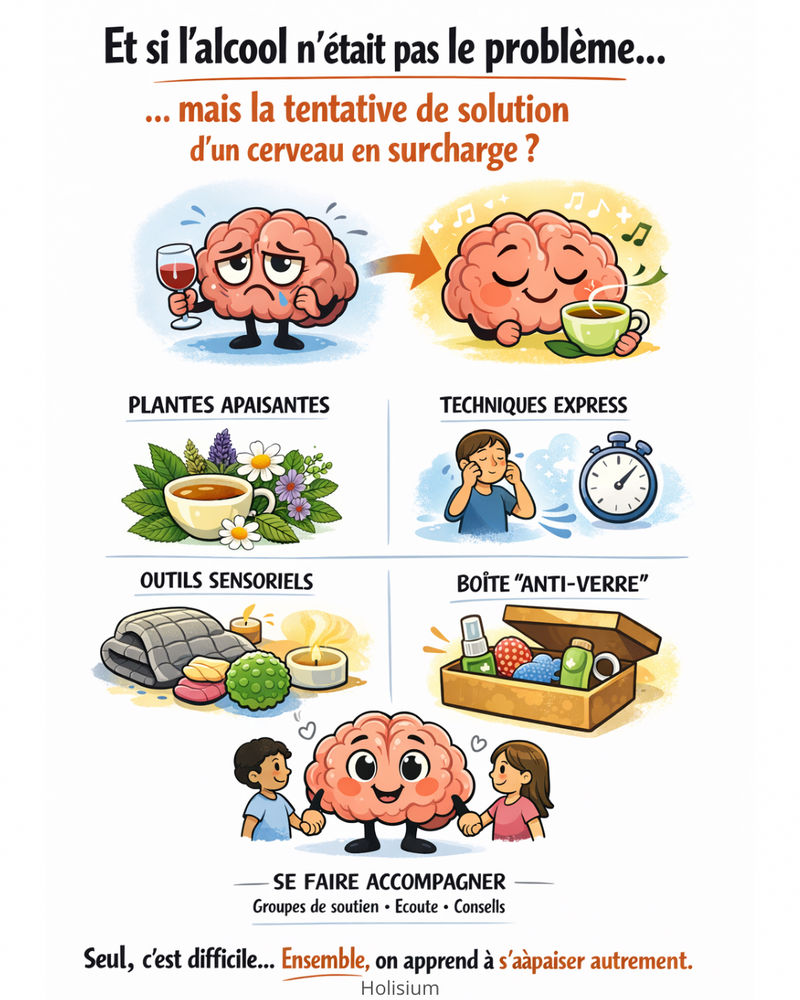Et si l'alcool n'était pas le problème mais la tentative de solution au problème ?